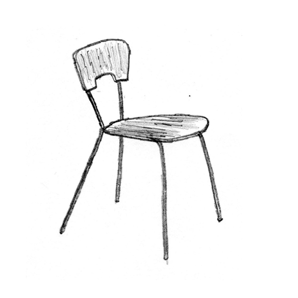 Jacques Hitier Libellule Chair | Jacques Hitier Chaise Libellule | Chair 1950s